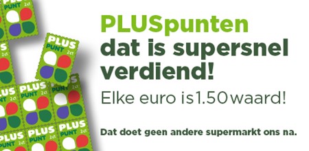 Spaarsysteem PLUS supermarkt